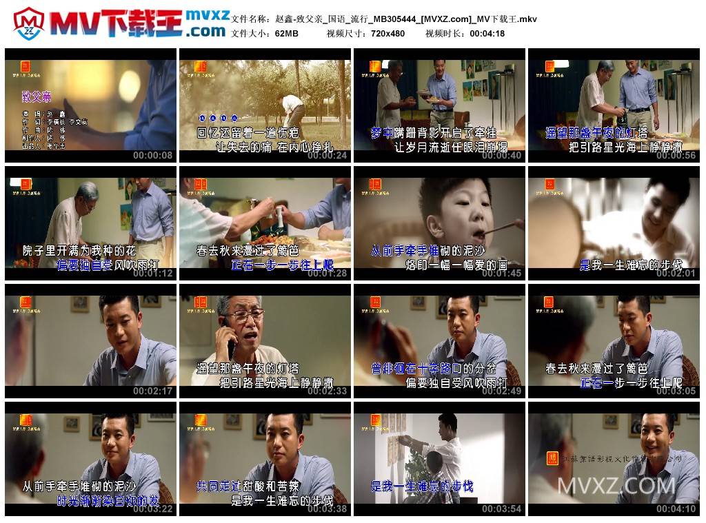 赵鑫-致父亲_国语_流行_MB305444